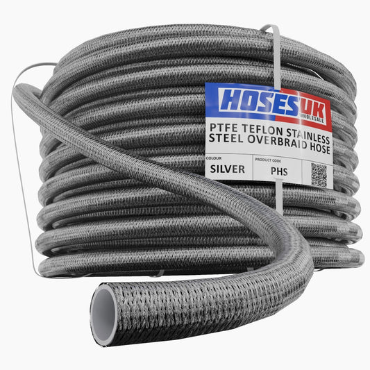 AN6 PTFE Lined Stainless Steel Braided Hose Auto Silicone Hoses