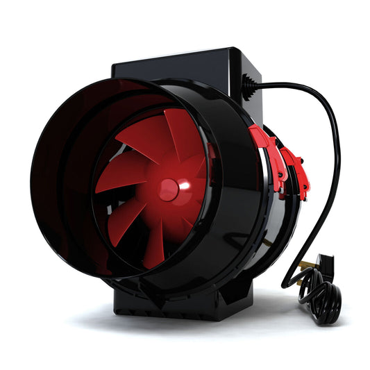 Inline Ducting Fume Extraction Fan Auto Silicone Hoses