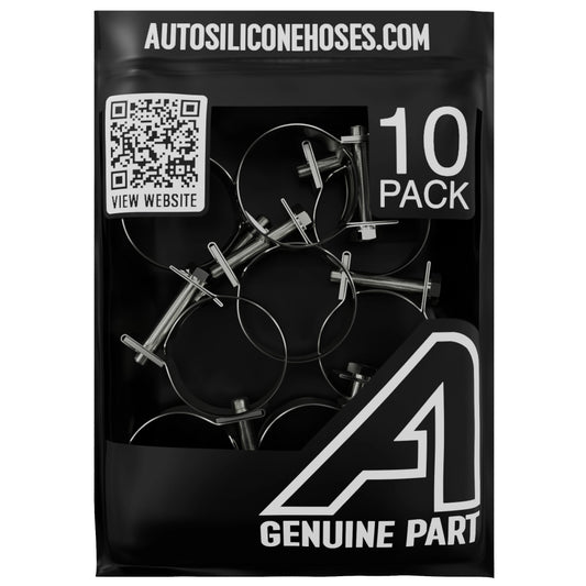 Mini Fuel Hose Clip - 10 Pack Clips & Clamps Auto Silicone Hoses