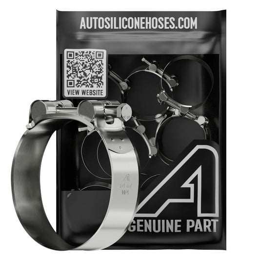 Assorted T-Bolt Hose Clamps Auto Silicone Hoses W4 Stainless Steel 2 Of Each - 42 Clips